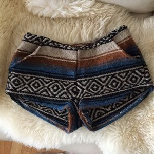 LF Furst of a Kind sarape blanket shorts